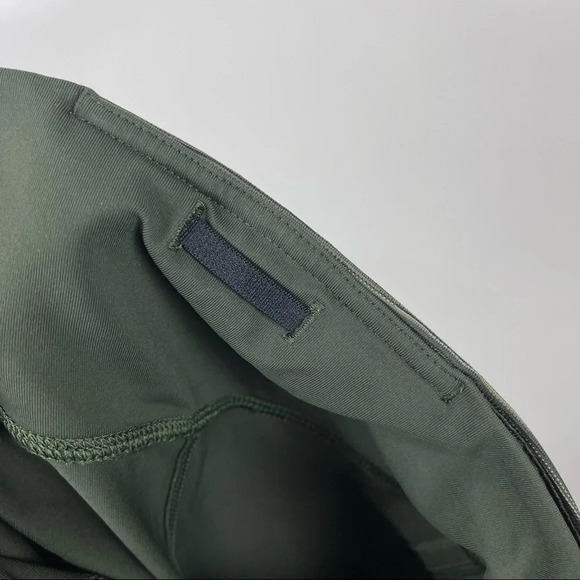 Lululemon Green Vent It Out Cropped Leggings Running Tights - Picture 6 of 11